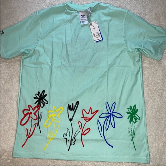 adidas x Sean Wotherspoon Superturf Reversible Tee in Clear Mint - Picture 6 of 7